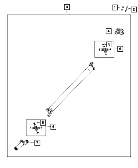 Drive Shaft for 2019 Ram 3500 #5