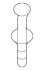 9010906385 - : Engine Cover Ball Stud for Toyota: C-HR, Mirai, Tundra Image