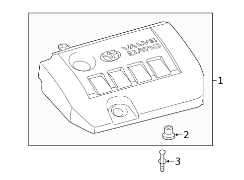 Engine Appearance Cover for 2021 Toyota C-HR #0