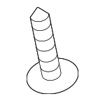 MF205654 - Body: Sun-visor Screw for Mitsubishi Image
