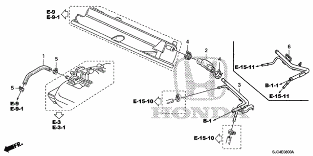 Breather Tube for 2007 Honda Ridgeline #0