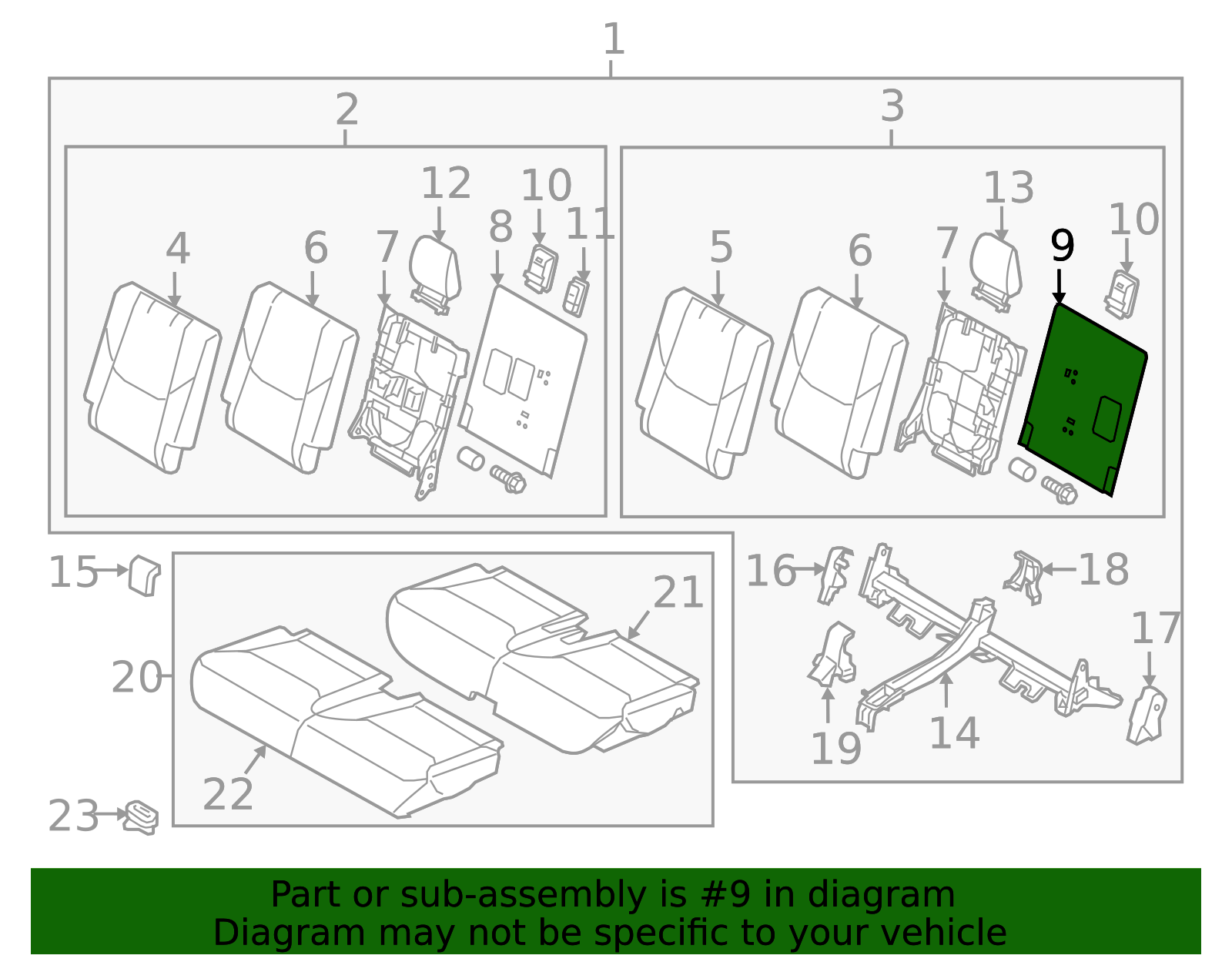 TK79-88-3P8 - Seat Back Panel - 2016-2023 Mazda CX-9 | Mazda Swag