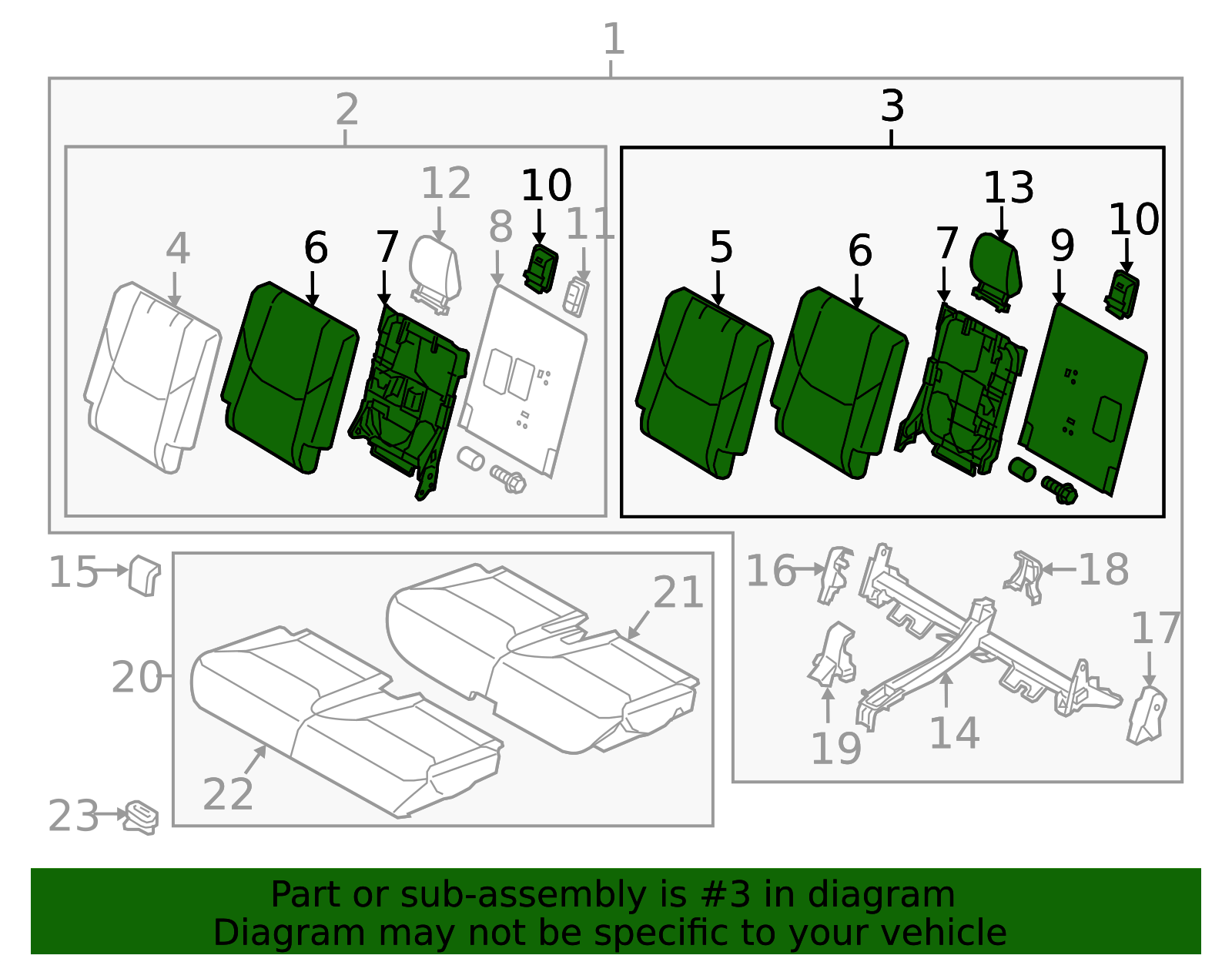 まいページ TC3P-88-380-3B - Seat Back 2021-2023 Mazda CX-9 | Mazda-Parts