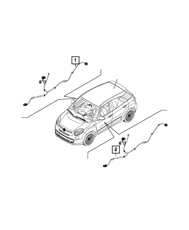 68390420AA - : Front Door Wiring for Mopar Image