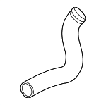 31370211 - Cooling System: Air Hose for Volvo: S60, S60 Cross Country, V60, V60 Cross Country, XC60, XC70 Image