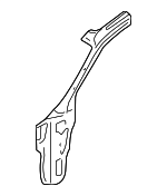 XR828706 - Body: Hinge Pillar Reinforced for Jaguar Image