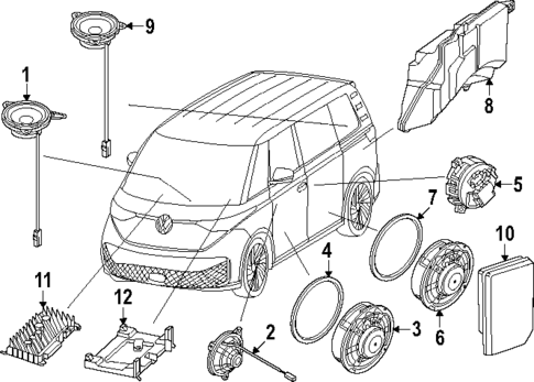 Sound System for 2025 Volkswagen ID. Buzz #0