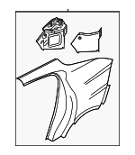 97050396602GRV - Body: Quarter Panel for Porsche Image