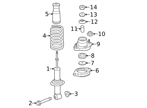 Struts & Components for 2020 Mitsubishi Eclipse Cross #0