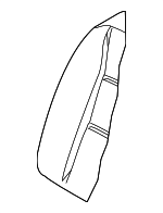 8613649 - Body: Seat Back Pad for Volvo: C30 Image