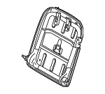 8639072 - Body: Seat Back Frame for Volvo: C30 Image