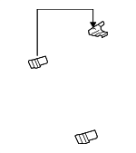 S47P64345 - Electrical: Display Unit Clip for Mazda: 2, 3, 5, 6, CX-3, CX-30, CX-5, CX-50, CX-7, CX-9, Miata, MX-30 EV, MX-5 Miata, RX-8 Image