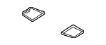 8401A031 - Electrical: Map Light Lens for Mitsubishi Image
