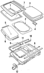 20082875 - Body: Trim for Buick: Electra, LeSabre | Oldsmobile: 98, Custom Cruiser, Delta 88 Image