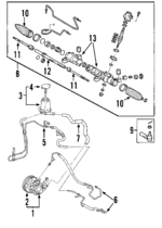 4420402060 - Steering: Rack for Toyota Image