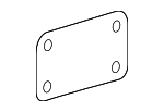 9063150221 - Body: Trailer Hitch Plate for MB Vans Image