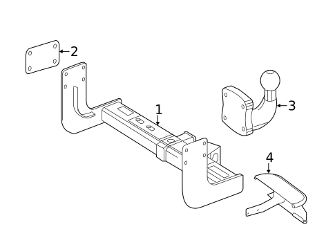 Trailer Hitch Components for 2018 Mercedes-Benz Sprinter 2500 #0