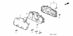 37238SS1003 - Electrical/Exhaust/Heater/Fuel: SOCKET ASSY., BULB (1.7W) (BASE:BLACK) for Acura Image