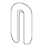 55075483 - Body: Striker Spacer for Chrysler: 300M, Concorde, LHS, New Yorker, PT Cruiser, Sebring | Dodge: Dakota, Durango, Intrepid, Stratus | Jeep: Commander, Compass, Grand Cherokee, Liberty, Patriot Image