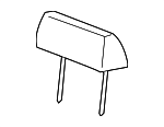 20904930 - Body: Headrest for Chevrolet: Silverado 1500, Silverado 2500 HD, Silverado 3500 HD | GMC: Sierra 1500, Sierra 2500 HD, Sierra 3500 HD Image