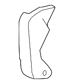 15914104 - Body: Inner Cover for Chevrolet: Silverado 1500, Silverado 2500 HD, Silverado 3500 HD | GMC: Sierra 1500, Sierra 2500 HD, Sierra 3500 HD Image