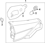 26254W000P - : Socket for Mitsubishi: Eclipse Cross Image