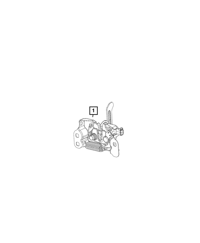 68361150AB - Electrical: Hood Latch for Mopar Image