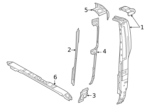 Rear Body for 2019 Ram ProMaster 3500 #0