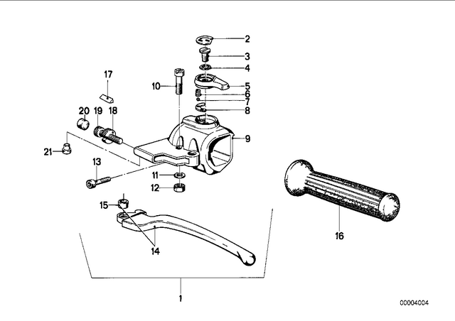 32721241862 - Steering: Handle Unit Left -  for BMW-Motorrad Image