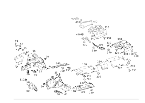 Screening Plates for 2020 Mercedes-Benz S63 AMG #0