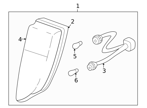 Backup Lamps for 2003 Hyundai Elantra #0