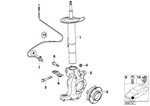 31201095616 - : Wheel Hub With Bearing, Front for BMW Image