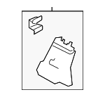 9Y3867288HOX7 - Body: Upper Pillar Trim for Porsche: Cayenne Image