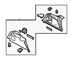 9Y3867037JDK4 - Body: Lower Quarter Trim for Porsche: Cayenne Image