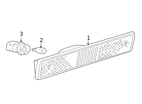 Side Marker Lamps for 2005 Volkswagen Golf #0