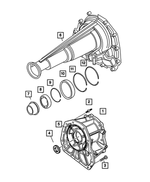 4799495 - Automatic Transmission Multi-Speed: Transmission Rear Extension Housing for Mopar Image
