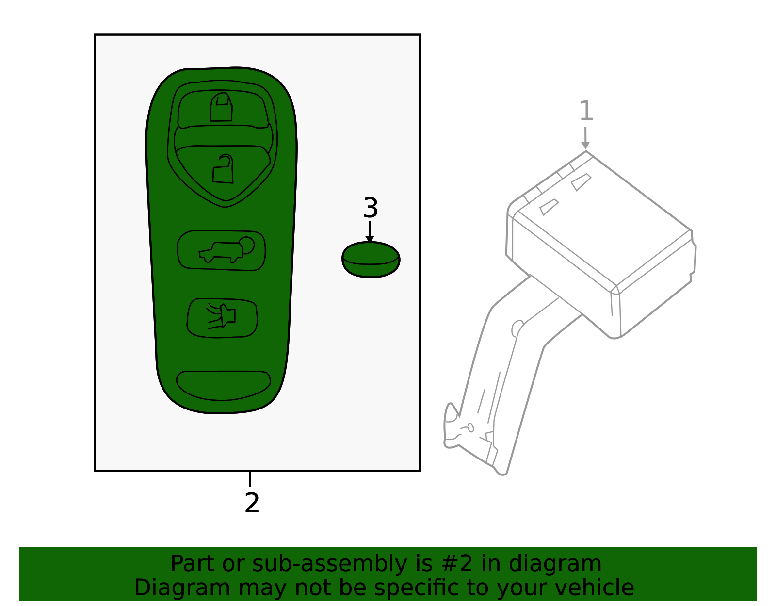 28268-ZT03A - Keyless Entry Transmitter | Official Nissan Parts Store