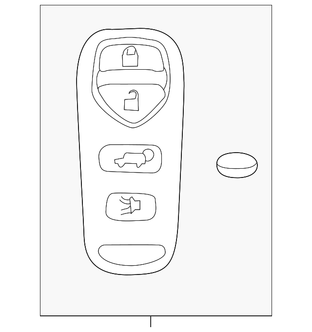 28268-ZT03A - Keyless Entry Transmitter | Official Nissan Parts Store