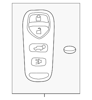 28268ZT03A - Interior: Keyless Entry Transmitter for Nissan Image