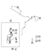 68439617AA - Electrical: Windshield Washer Reservoir for Mopar Image