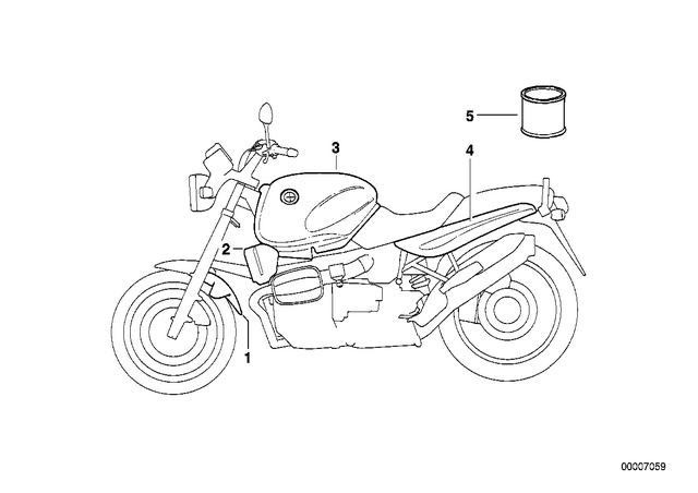46632313736 - : Trim Panel Right for BMW-Motorrad Image