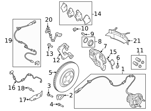 Front Brakes for 2013 Jaguar XKR #5