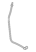 C2D7774 - Brakes: Lower Pipe for Jaguar Image image