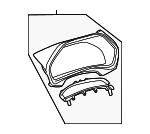 554100E230 - Body: Cluster Panel for Toyota Image