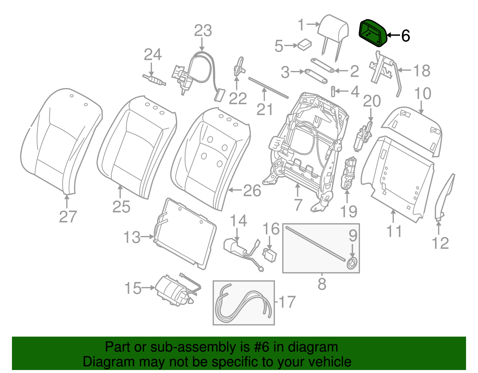 Rear Cover - BMW (52-10-7-243-821)