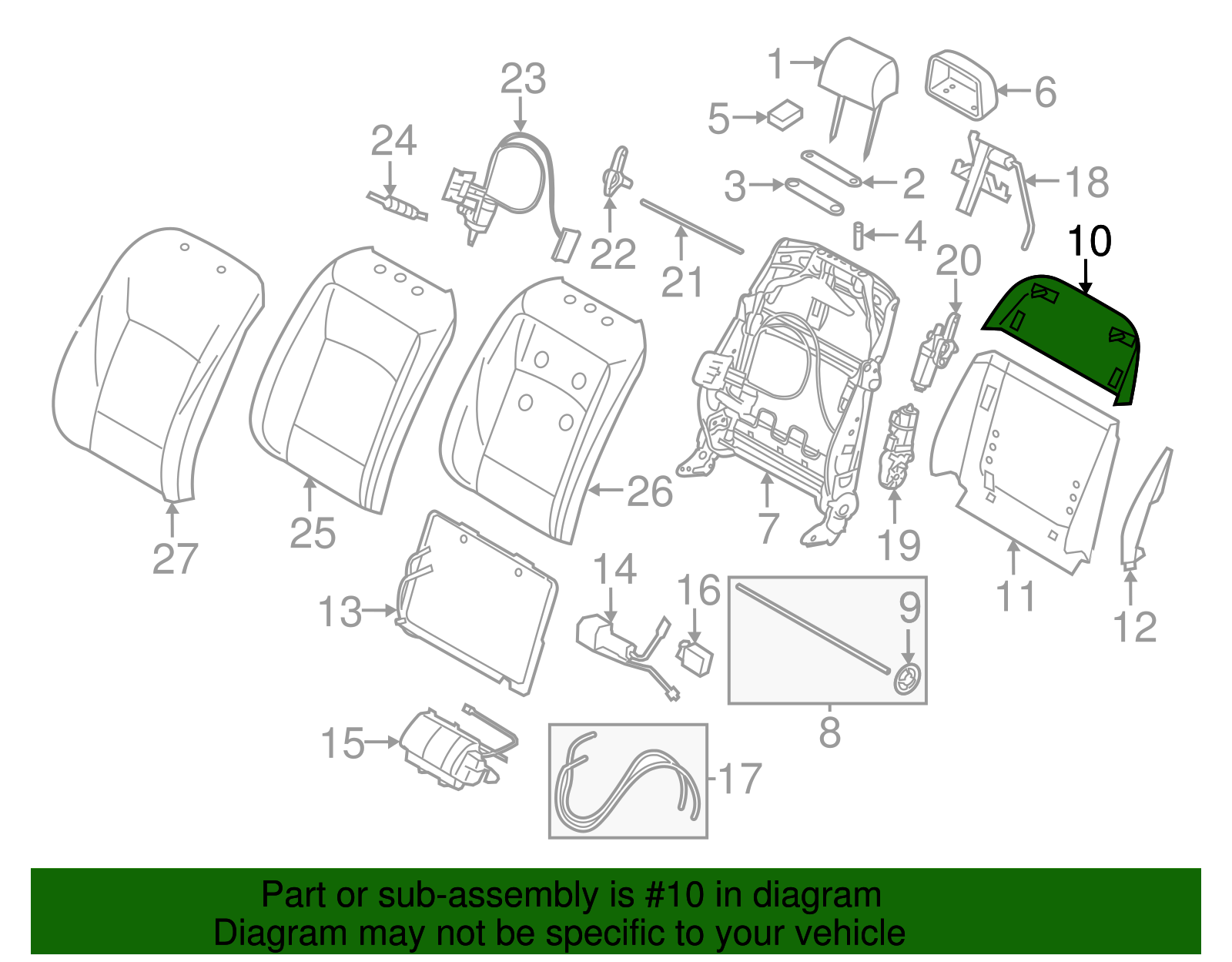 Upper Panel - BMW (52-10-7-232-091)
