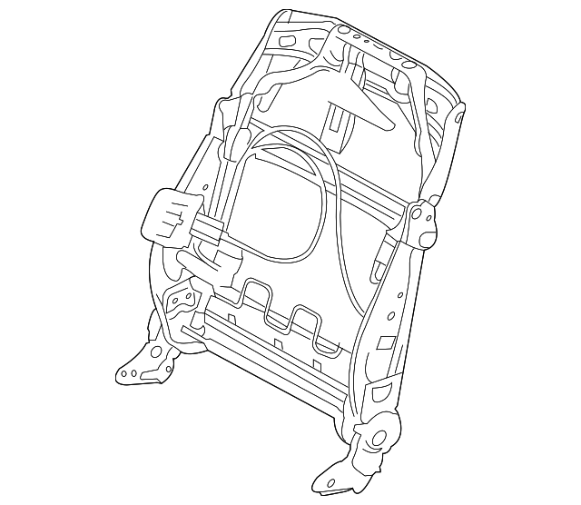 Seat Back Frame - BMW (52-10-7-245-866)