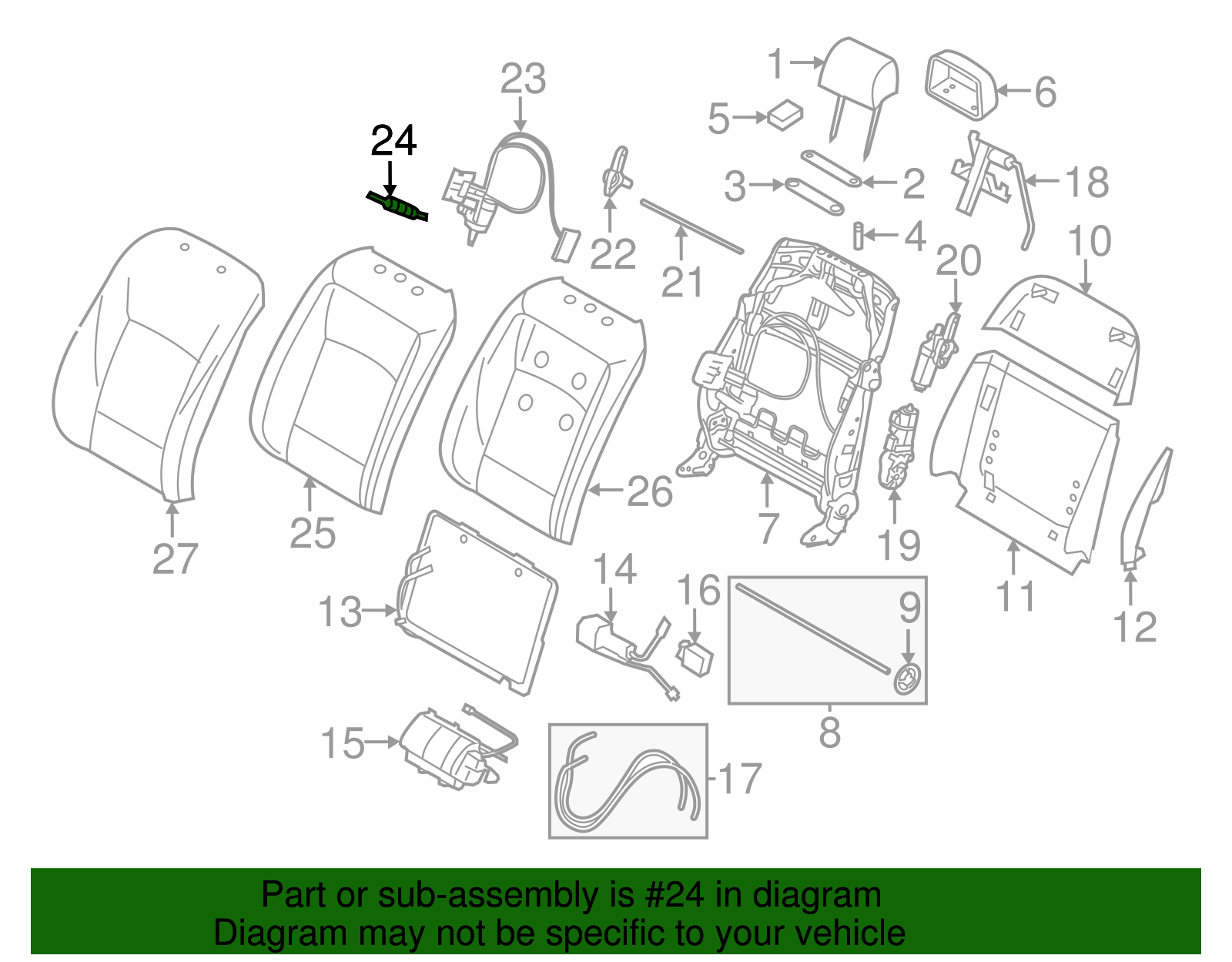 Hardware Kit - BMW (52-10-7-242-063)