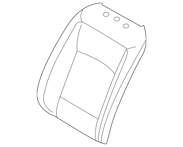 Seat Back Pad (52-10-7-249-958)