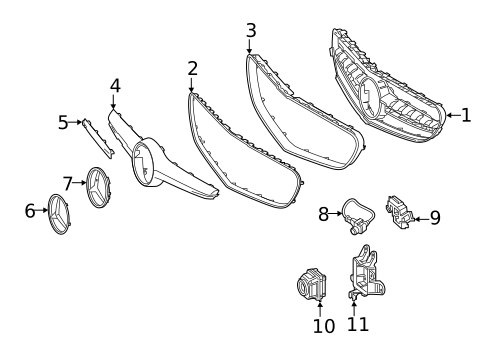 Parking Aid for 2019 Mercedes-Benz S 560 #5
